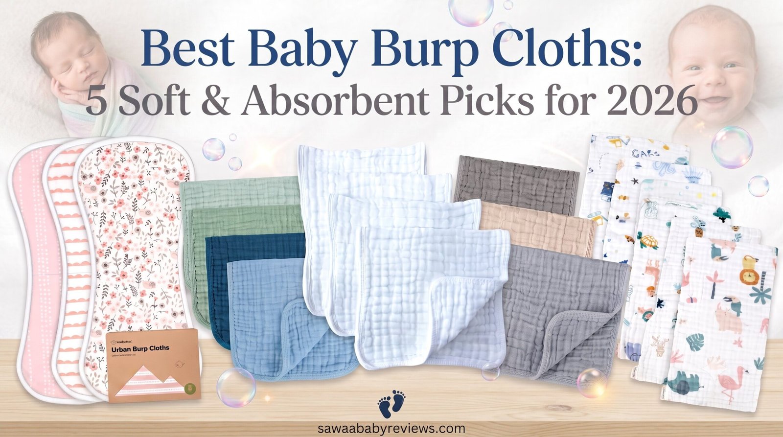 Read more about the article Best Baby Burp Cloths: 5 Soft & Absorbent Picks for 2026