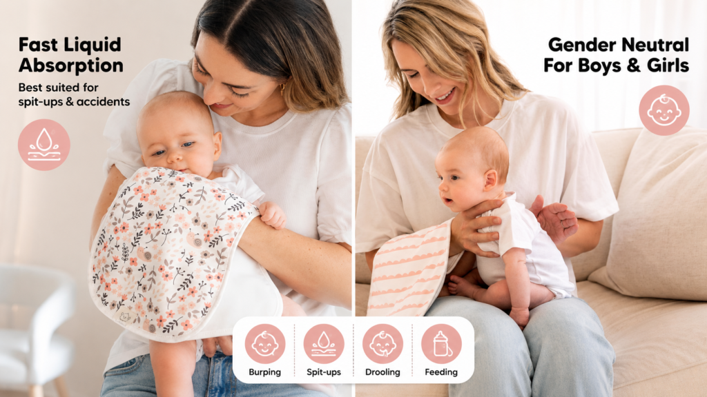 Baby Burp Cloths